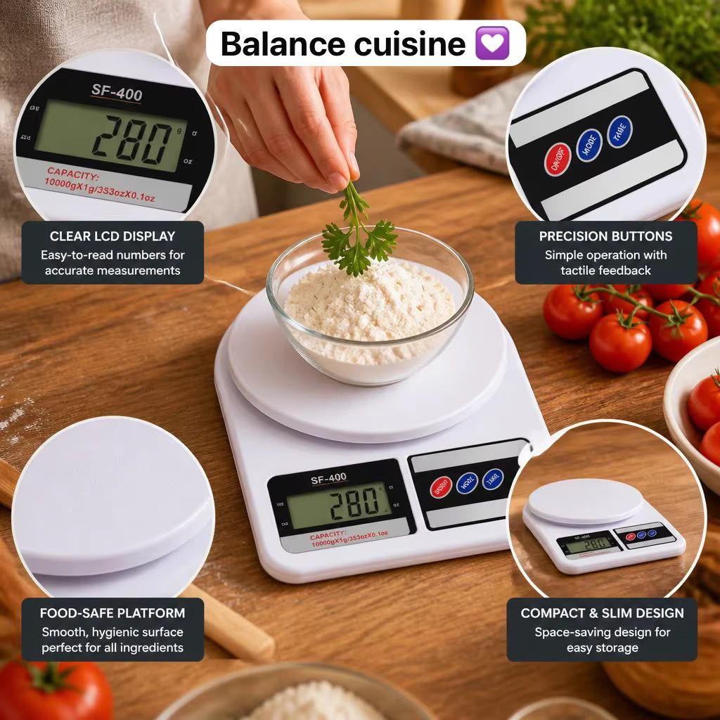 Balance de cuisine électronique digitale Pratiq — photo 4