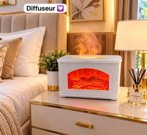 Cheminée LED décorative avec effet flammes — photo 2