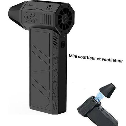 Mini souffleur et ventilateur électrique rechargeable Découvrez ce mini souffleur multifonction puissant — photo 3