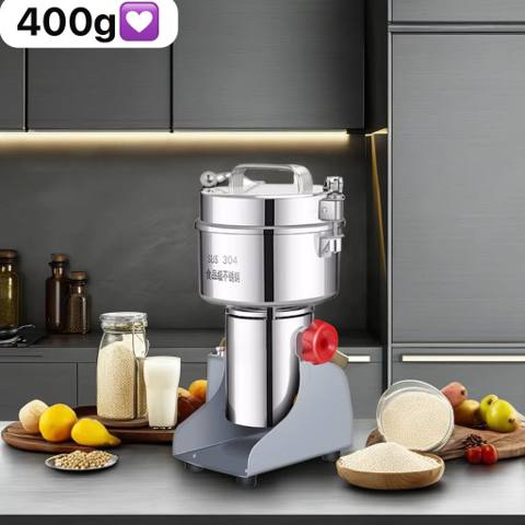 Moulin électrique multifonction en acier inoxydable 400 g — photo 3