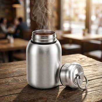 Petit Thermos Mug Iso thermique pour boisson chaude et froide 300ml